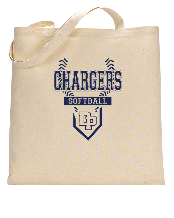 Dos Pueblos HS Softball Logo 01 - Tote
