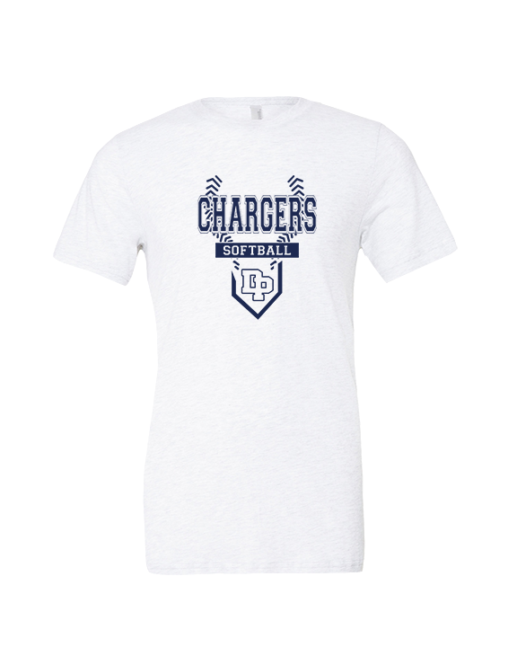 Dos Pueblos HS Softball Logo 01 - Tri-Blend Shirt