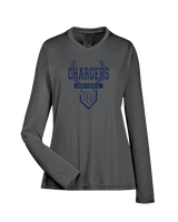 Dos Pueblos HS Softball Logo 01 - Womens Performance Longsleeve