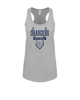 Dos Pueblos HS Softball Logo 01 - Womens Tank Top