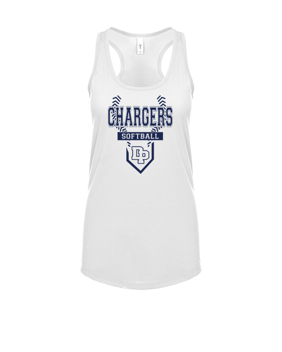 Dos Pueblos HS Softball Logo 01 - Womens Tank Top