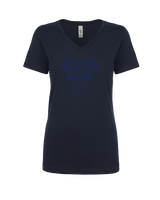 Dos Pueblos HS Softball Logo 01 - Womens Vneck