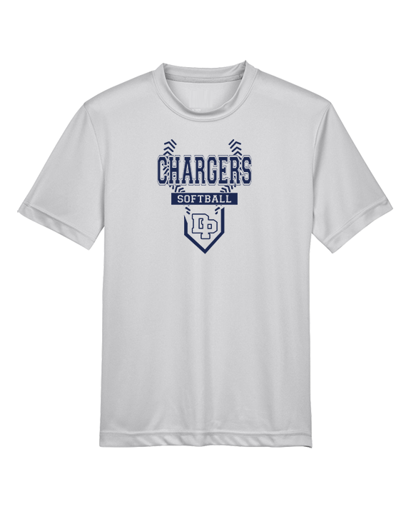 Dos Pueblos HS Softball Logo 01 - Youth Performance Shirt