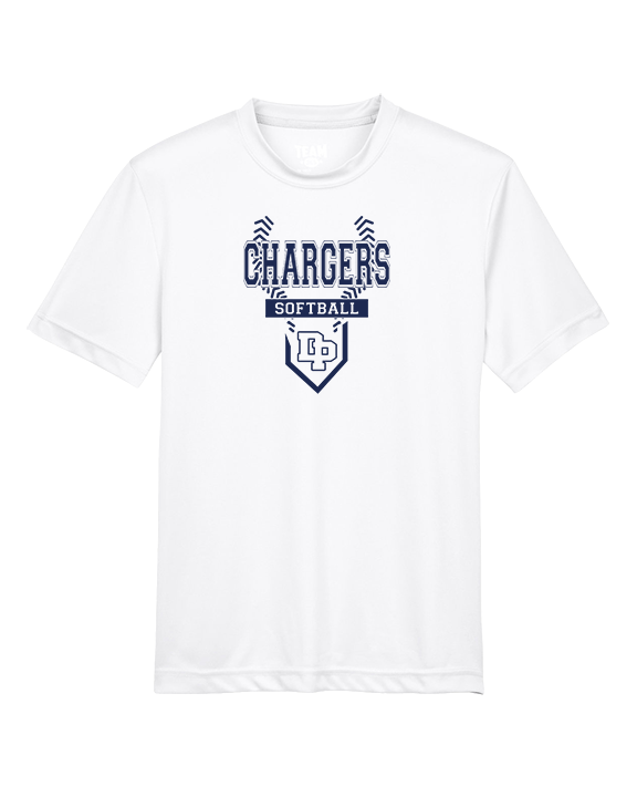 Dos Pueblos HS Softball Logo 01 - Youth Performance Shirt