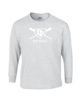 Dos Pueblos HS Softball Logo 02 - Cotton Longsleeve