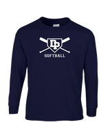 Dos Pueblos HS Softball Logo 02 - Cotton Longsleeve