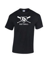 Dos Pueblos HS Softball Logo 02 - Cotton T-Shirt