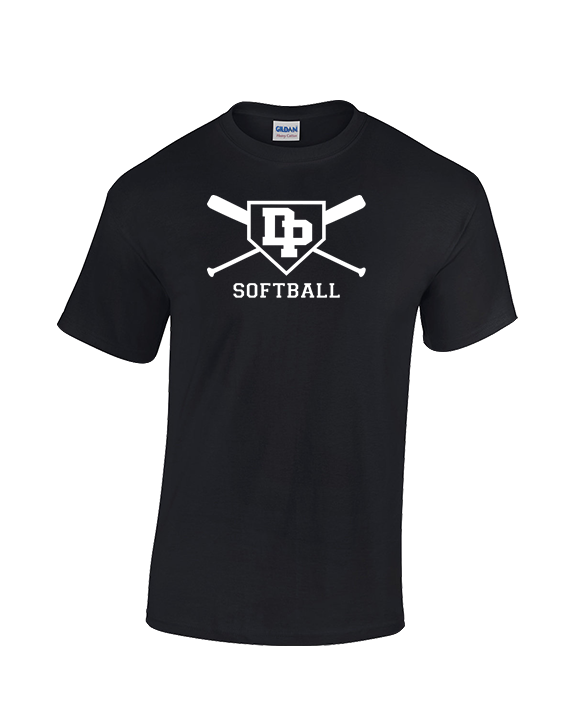 Dos Pueblos HS Softball Logo 02 - Cotton T-Shirt