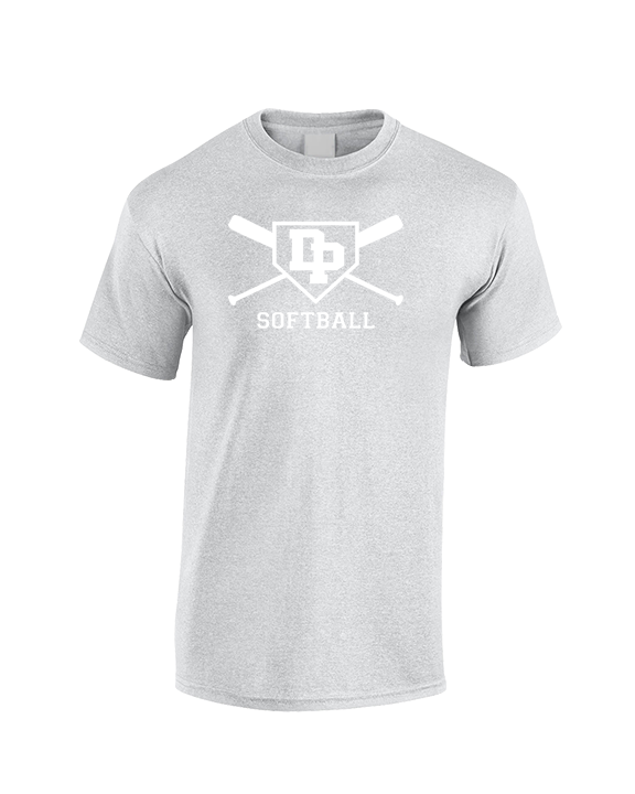 Dos Pueblos HS Softball Logo 02 - Cotton T-Shirt