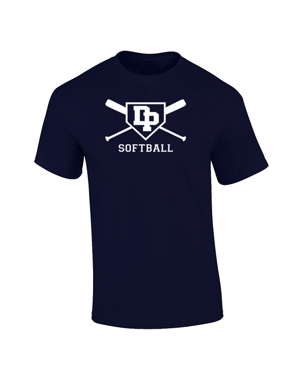 Dos Pueblos HS Softball Logo 02 - Cotton T-Shirt