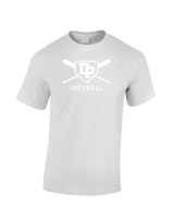 Dos Pueblos HS Softball Logo 02 - Cotton T-Shirt