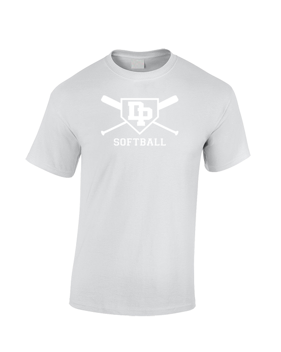 Dos Pueblos HS Softball Logo 02 - Cotton T-Shirt