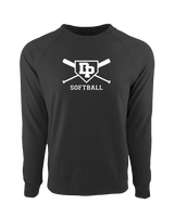 Dos Pueblos HS Softball Logo 02 - Crewneck Sweatshirt