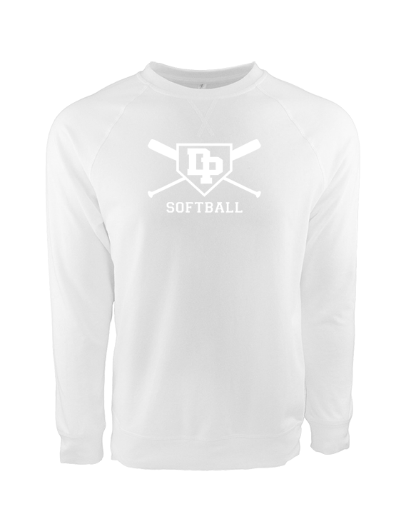 Dos Pueblos HS Softball Logo 02 - Crewneck Sweatshirt
