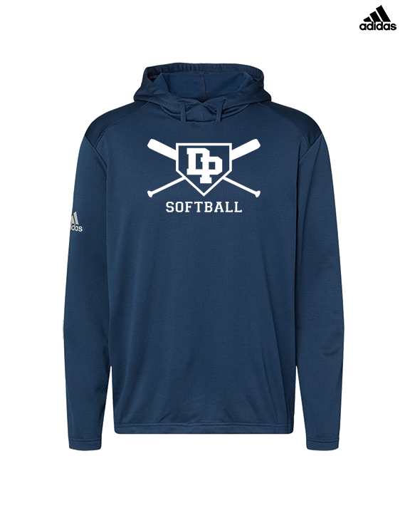 Dos Pueblos HS Softball Logo 02 - Mens Adidas Hoodie