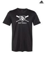 Dos Pueblos HS Softball Logo 02 - Mens Adidas Performance Shirt