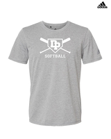 Dos Pueblos HS Softball Logo 02 - Mens Adidas Performance Shirt