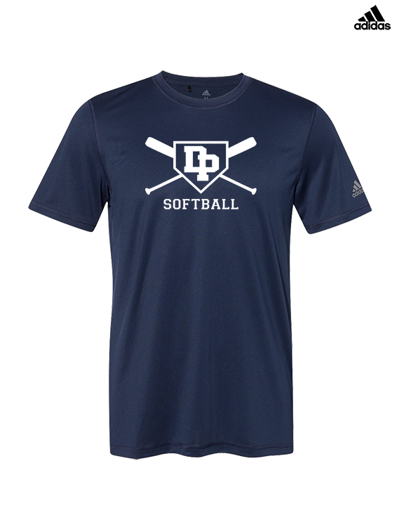 Dos Pueblos HS Softball Logo 02 - Mens Adidas Performance Shirt