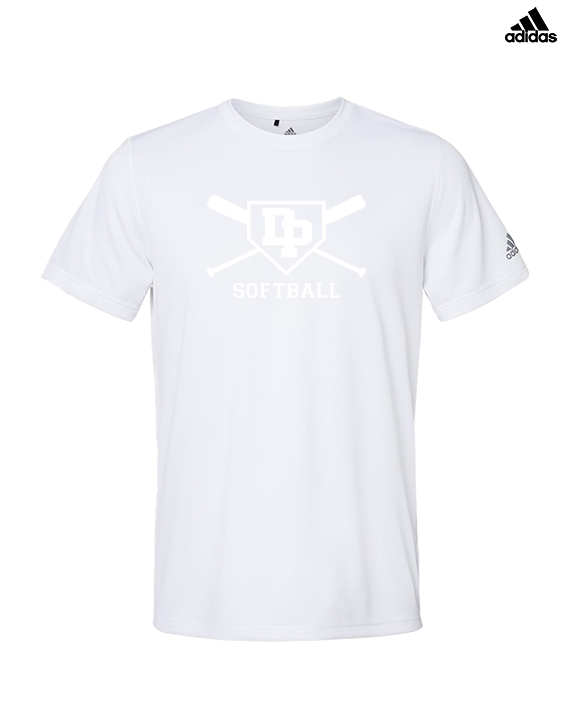 Dos Pueblos HS Softball Logo 02 - Mens Adidas Performance Shirt