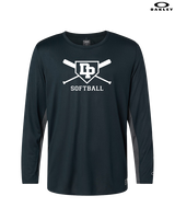 Dos Pueblos HS Softball Logo 02 - Mens Oakley Longsleeve