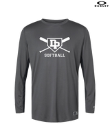 Dos Pueblos HS Softball Logo 02 - Mens Oakley Longsleeve