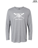 Dos Pueblos HS Softball Logo 02 - Mens Oakley Longsleeve