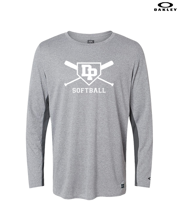Dos Pueblos HS Softball Logo 02 - Mens Oakley Longsleeve