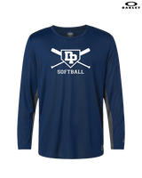 Dos Pueblos HS Softball Logo 02 - Mens Oakley Longsleeve