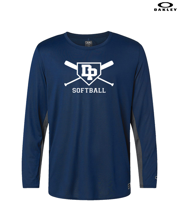 Dos Pueblos HS Softball Logo 02 - Mens Oakley Longsleeve