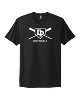 Dos Pueblos HS Softball Logo 02 - Mens Select Cotton T-Shirt