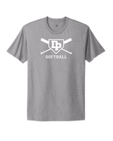 Dos Pueblos HS Softball Logo 02 - Mens Select Cotton T-Shirt