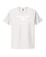 Dos Pueblos HS Softball Logo 02 - Mens Select Cotton T-Shirt