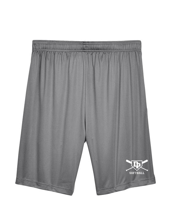 Dos Pueblos HS Softball Logo 02 - Mens Training Shorts with Pockets