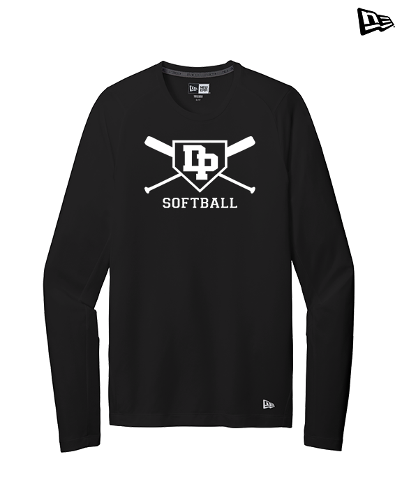 Dos Pueblos HS Softball Logo 02 - New Era Performance Long Sleeve