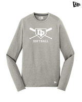 Dos Pueblos HS Softball Logo 02 - New Era Performance Long Sleeve