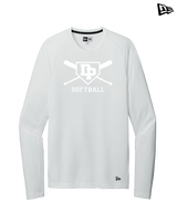 Dos Pueblos HS Softball Logo 02 - New Era Performance Long Sleeve