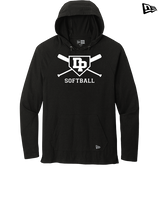 Dos Pueblos HS Softball Logo 02 - New Era Tri-Blend Hoodie