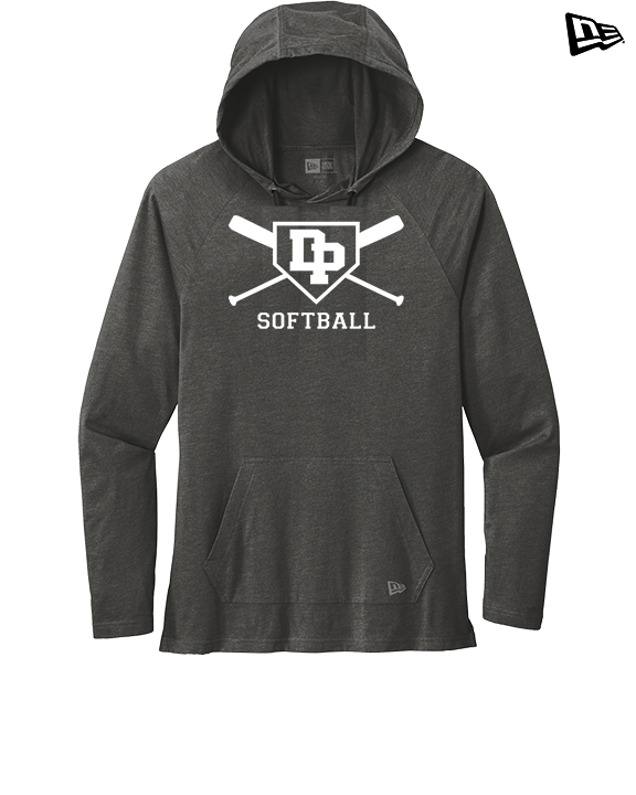 Dos Pueblos HS Softball Logo 02 - New Era Tri-Blend Hoodie