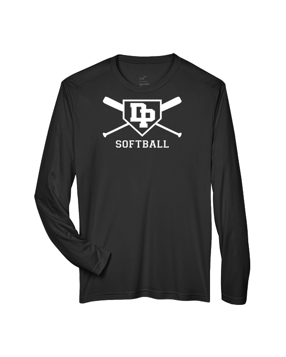 Dos Pueblos HS Softball Logo 02 - Performance Longsleeve