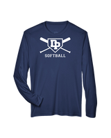 Dos Pueblos HS Softball Logo 02 - Performance Longsleeve