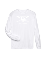 Dos Pueblos HS Softball Logo 02 - Performance Longsleeve