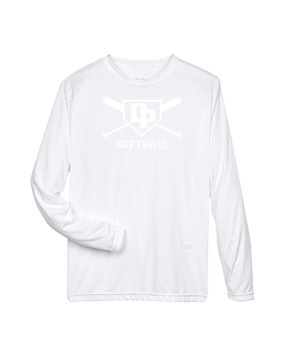 Dos Pueblos HS Softball Logo 02 - Performance Longsleeve