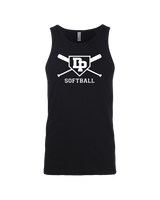 Dos Pueblos HS Softball Logo 02 - Tank Top