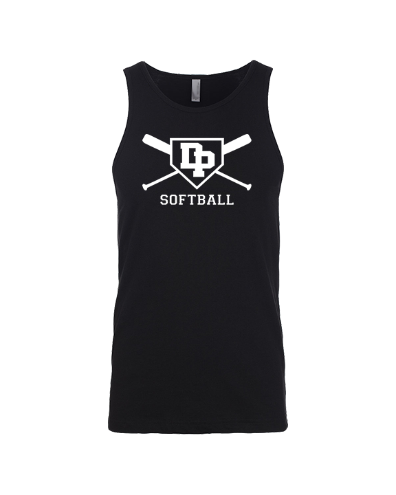 Dos Pueblos HS Softball Logo 02 - Tank Top