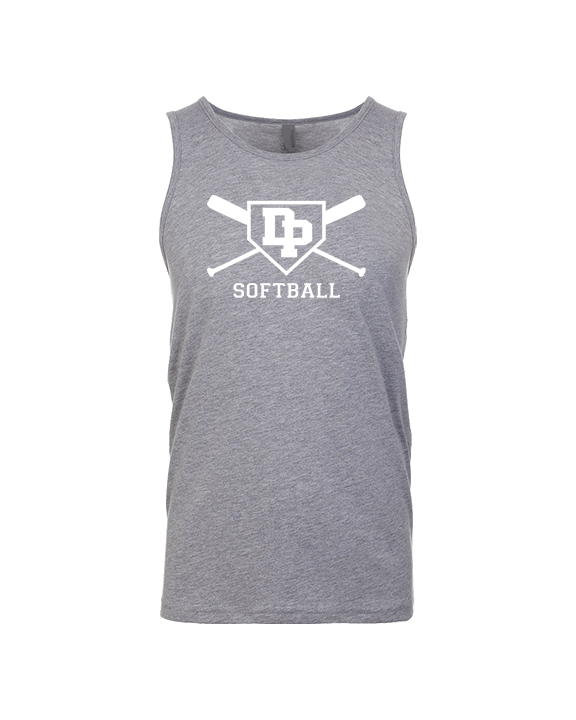 Dos Pueblos HS Softball Logo 02 - Tank Top