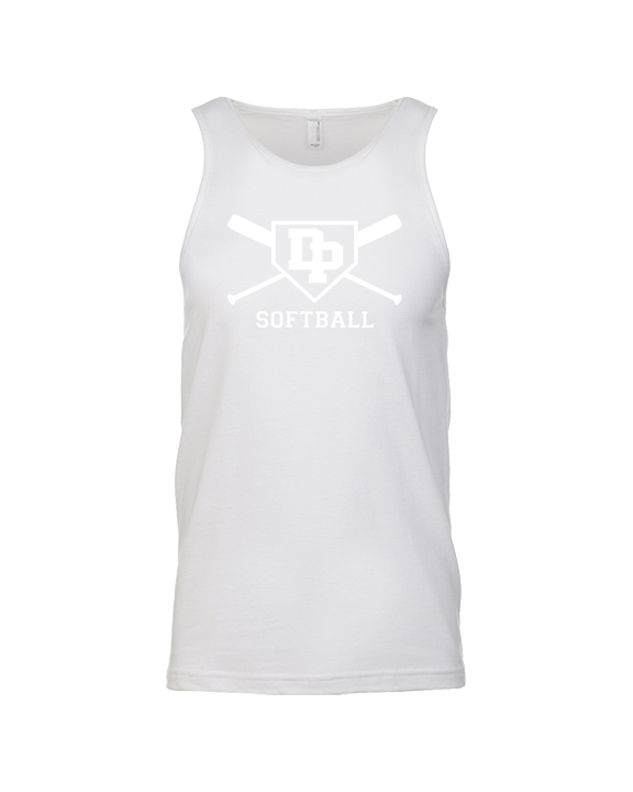 Dos Pueblos HS Softball Logo 02 - Tank Top