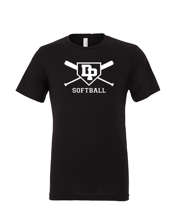 Dos Pueblos HS Softball Logo 02 - Tri-Blend Shirt