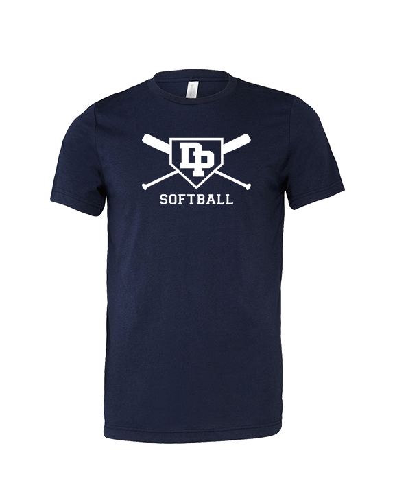 Dos Pueblos HS Softball Logo 02 - Tri-Blend Shirt