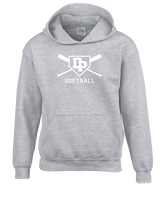 Dos Pueblos HS Softball Logo 02 - Unisex Hoodie