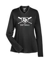 Dos Pueblos HS Softball Logo 02 - Womens Performance Longsleeve